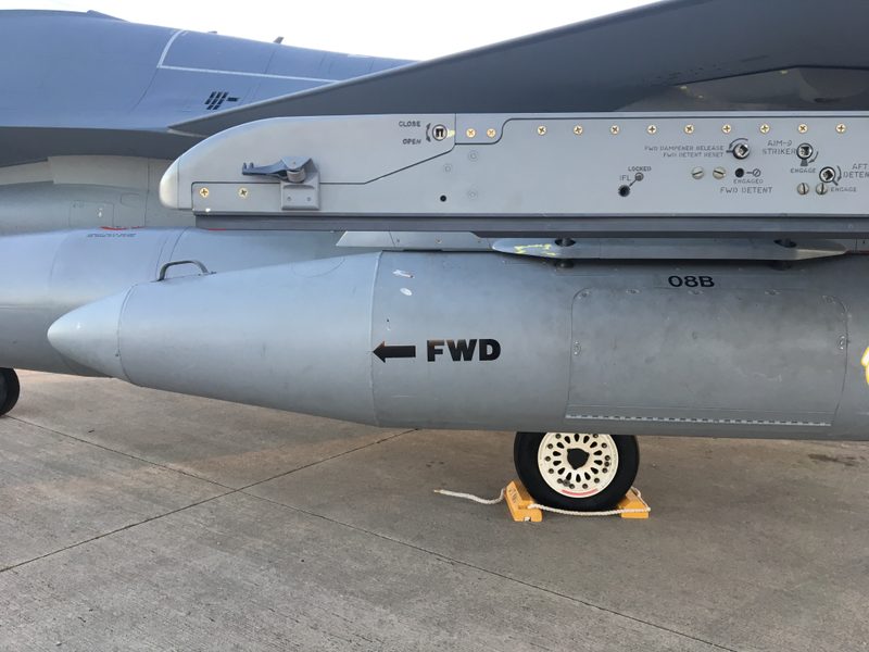 F-16s are front wheel drive, apparently.
